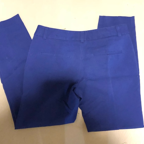 Express royal blue cropped dress pants - Picture 4 of 4